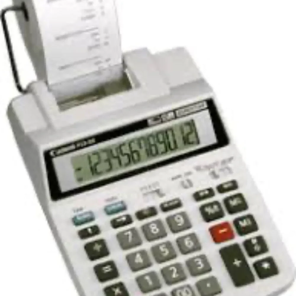 Canon Mini Desktop Printing Calculator Adding Machine - P23– DH II